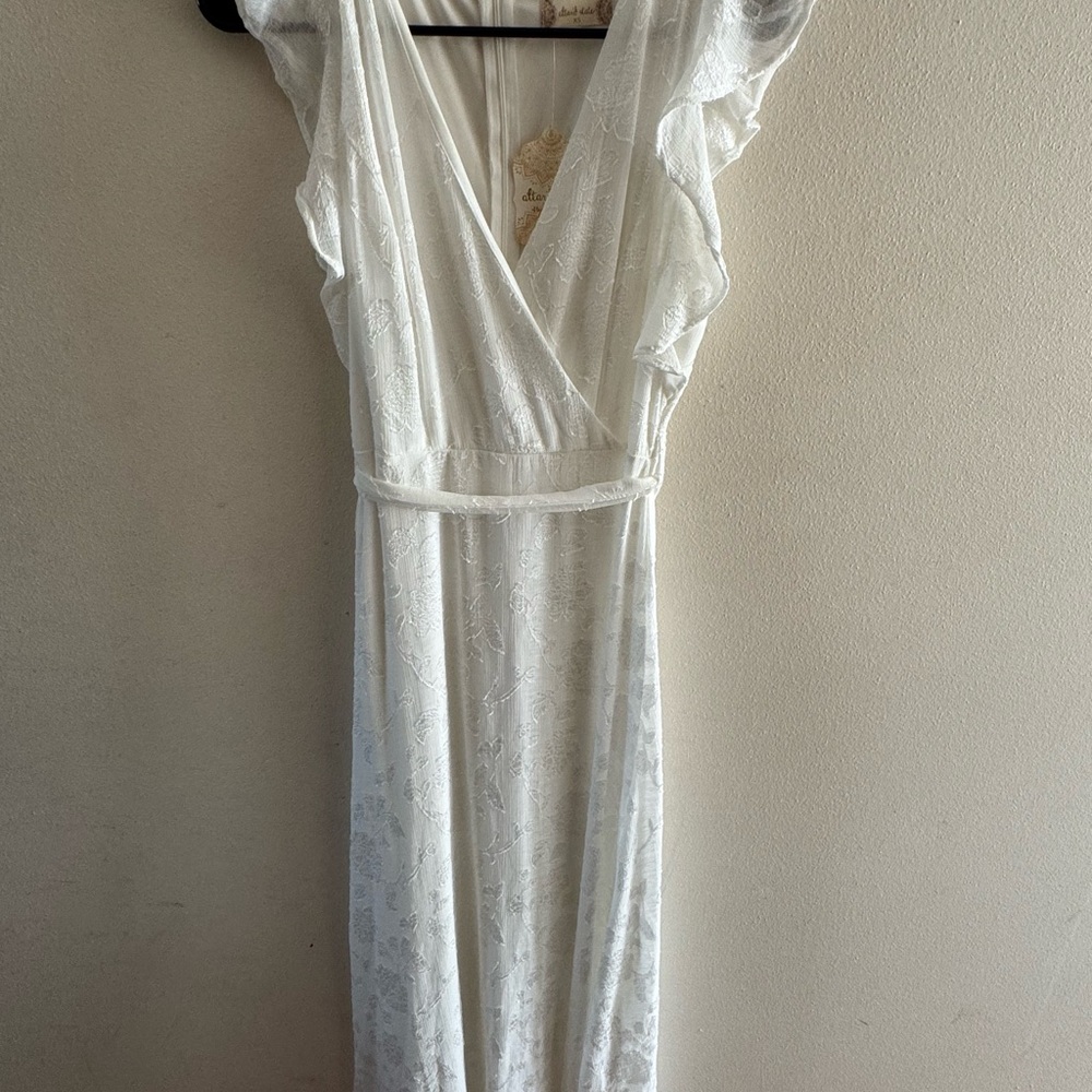Altar'd State White Maxi Dress